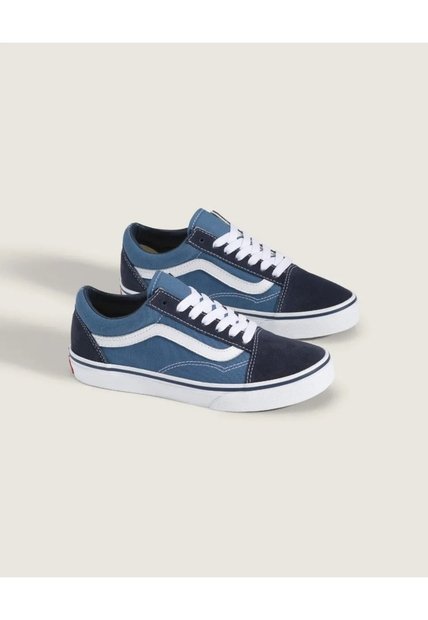 Tenis Hombre Vans Jn Old Skool Azul Vans