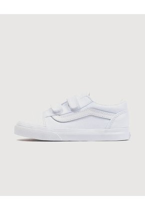 Tenis Niño Vans Td Old Skool V Blanco Vans