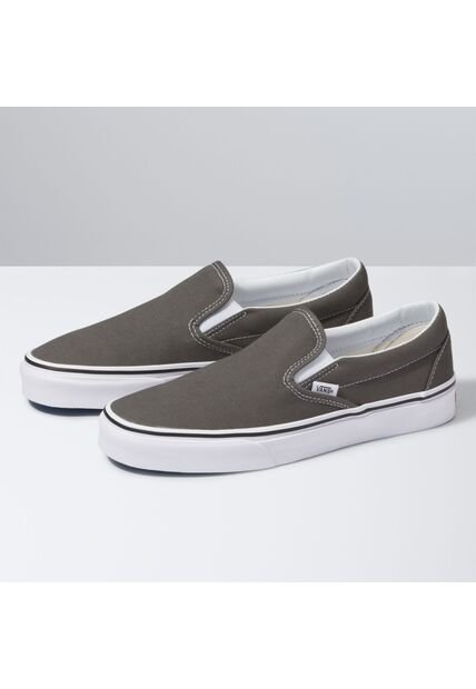 Tenis Hombre Vans Ua Classic Slip-On Gris Vans