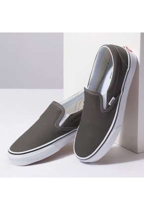 Tenis Hombre Vans Ua Classic Slip-On Gris Vans