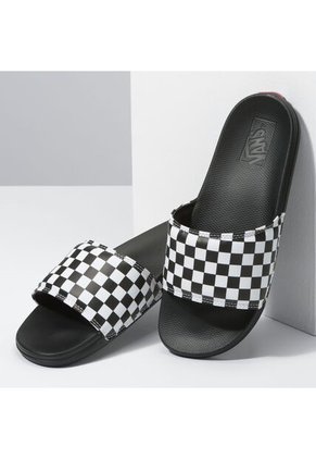 Tenis Hombre Vans Mn La Costa Slide-On Negro/Blanco Vans