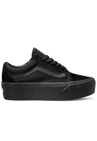 Tenis Mujer Vans Ua Old Skool Stackfo Negro Vans Vans