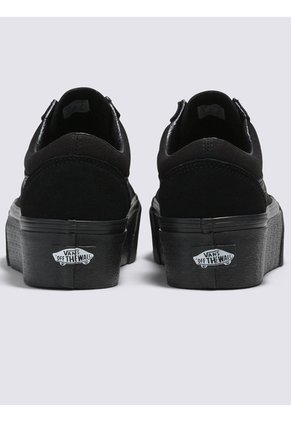 Tenis Mujer Vans Ua Old Skool Stackfo Negro Vans