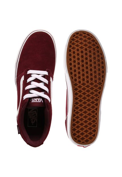 Zapatos vans vinotinto shops