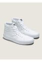 Tenis Hombre VANS UA SK8-HI Blanco Cuero Vans de Vans