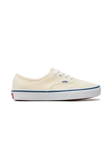 Tenis Vans Authentic Mujer-Blanco/Azul
