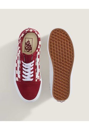 Tenis Hombre Vans Old Skool Rojo Vans