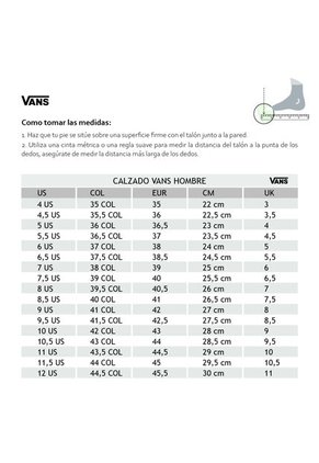 Tenis Vans Authentic Hombre-Negro