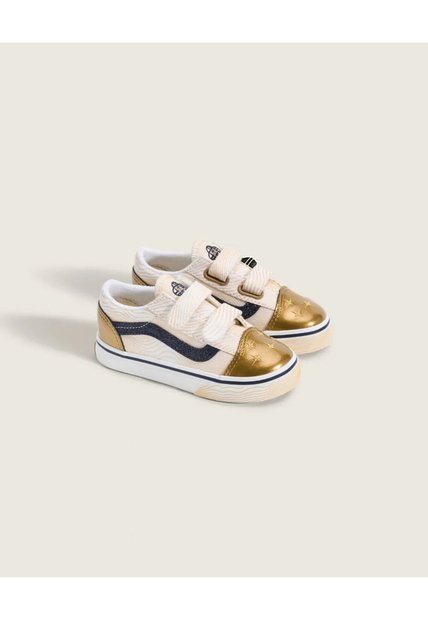 Tenis Niño Vans Old Skool V Amarillo Vans