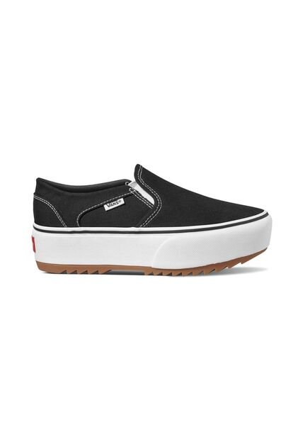 Tenis Vans Asher Platform St Mujer-Negro