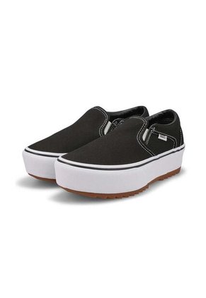 Tenis Vans Asher Platform St Mujer-Negro