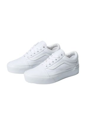 Tenis Vans Unisex Old Skool Platform Blanco