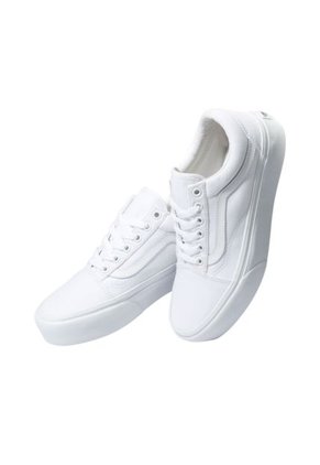 Tenis Vans Unisex Old Skool Platform Blanco
