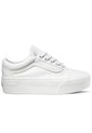 Tenis Hombre Vans Ua Old Skool Stackfo Blanco Puro Vans de Vans