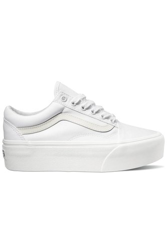 Tenis Hombre Vans Ua Old Skool Stackfo Blanco Puro Vans Vans
