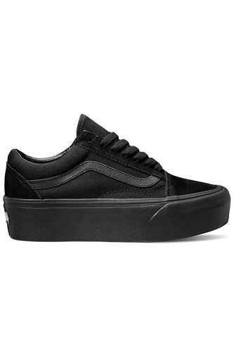 Tenis Mujer Vans Ua Old Skool Stackfo Negro Vans Vans