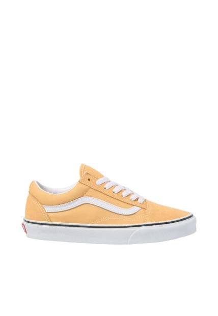 Tenis Vans Unisex Old Skool Amarillo - Blanco