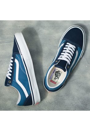Tenis Hombre Vans Mn Skate Old Skool Azul/Blanco Vans