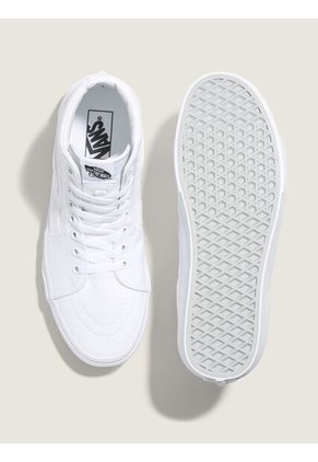 Tenis Hombre VANS UA SK8-HI Blanco Cuero Vans
