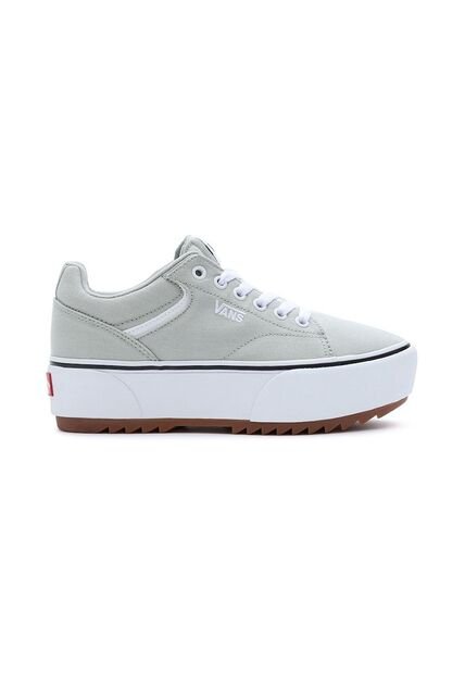 Tenis Vans Seldan Platform St Mujer-Verde/Blanco
