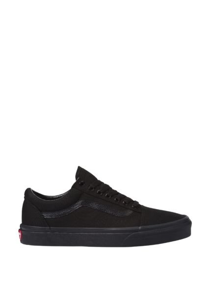 Tenis Vans Old Skool Color Black\/Black Canvas Para Hombre & Mujer Ultima Talla