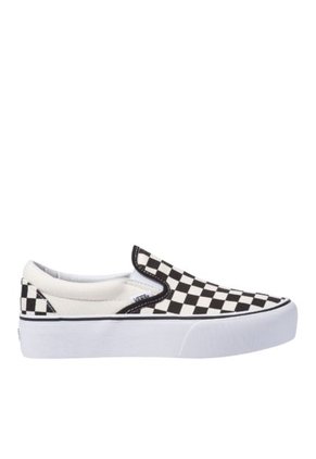 Tenis Vans Classic Slip-On Platform Color Black And White Checker\/White Para Hombre & Mujer