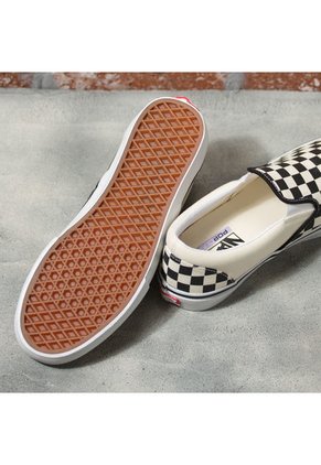 Tenis Hombre Vans Mn Skate Slip-On Negro Cuadros Vans