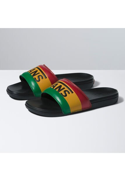 Tenis Hombre Vans Mn La Costa Slide-On Negro Vans