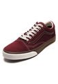Tenis Skateboarding Vinotinto-Blanco Vans Old Skool de Vans