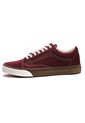 Tenis Skateboarding Vinotinto-Blanco Vans Old Skool de Vans