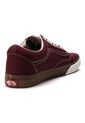 Tenis Skateboarding Vinotinto-Blanco Vans Old Skool de Vans