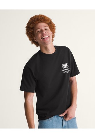 Camiseta Hombre VANS STACKED HI SS TEE Negro Vans Vans