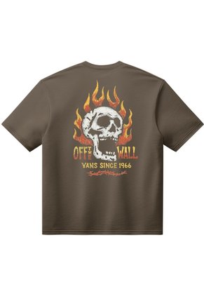 Camiseta Hombre VANS OFF THE WALL FEVER S Café Vans