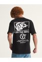 Camiseta Hombre VANS STACKED HI SS TEE Negro Vans de Vans