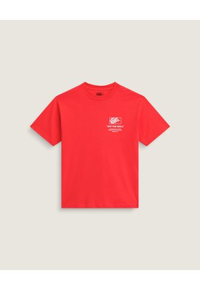 Camiseta Hombre VANS STACKED HI SS TEE Beige Vans