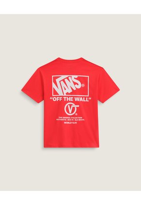 Camiseta Hombre VANS STACKED HI SS TEE Beige Vans