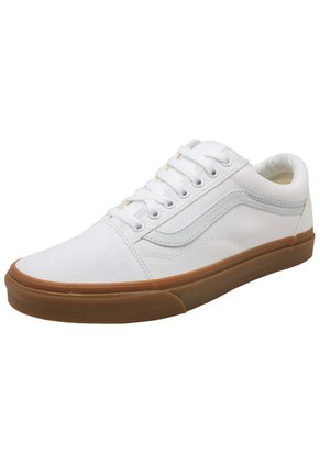 Tenis Skateboarding Blanco Vans Old Skool Canvas