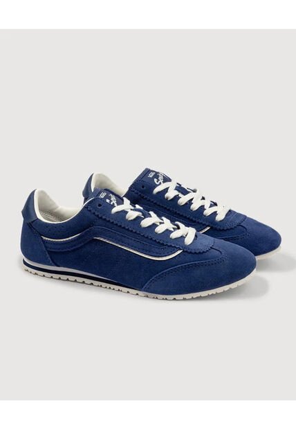 Tenis Mujer Vans Super Lowpro Azul Vans