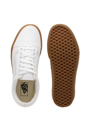 Tenis Skateboarding Blanco Vans Old Skool Canvas