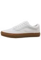 Tenis Skateboarding Blanco Vans Old Skool Canvas de Vans