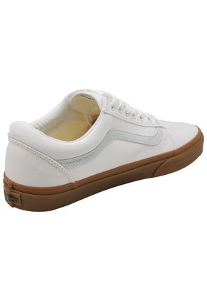 Tenis Skateboarding Blanco Vans Old Skool Canvas