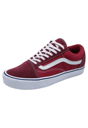 Tenis Skateboarding Vinotinto-Blanco Vans Old Skool Lite Throwback