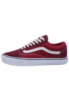 Tenis Skateboarding Vinotinto-Blanco Vans Old Skool Lite Throwback