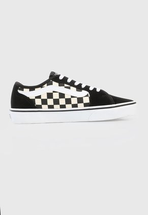Tenis Skateboarding Negro-Beige-Blanco Vans Filmore Decon