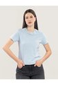 Camiseta Mujer Vans Salton Crew Ss Tee Azul Vans de Vans