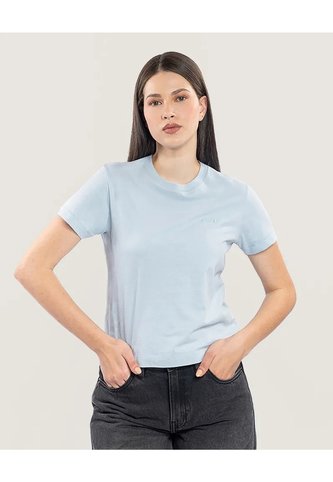 Camiseta Mujer Vans Salton Crew Ss Tee Azul Vans Vans