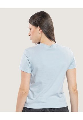 Camiseta Mujer Vans Salton Crew Ss Tee Azul Vans
