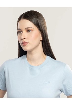 Camiseta Mujer Vans Salton Crew Ss Tee Azul Vans