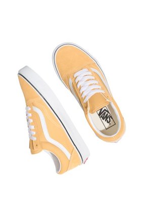 Tenis Vans Unisex Old Skool Amarillo - Blanco