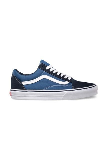 Tenis Hombre VANS UA OLD SKOOL Azul Cuero Vans